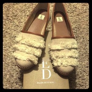 Ellen Degeneres Espadrilles new never worn